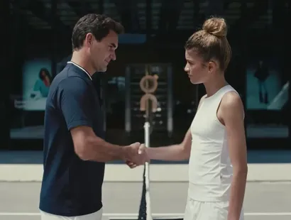 Zendaya y Roger Federer protagonizan épico partido de tenis en la más reciente campaña de On
