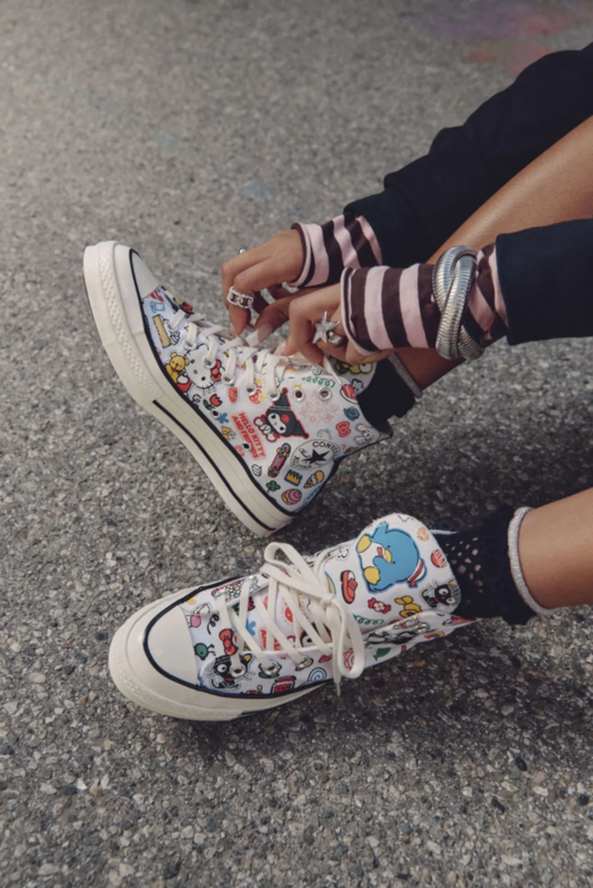 Converse y Hello Kitty se unen: la colección que mezcla nostalgia, color y streetwear en 2026