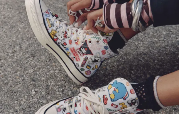 Converse y Hello Kitty se unen: la colección que mezcla nostalgia, color y streetwear en 2026