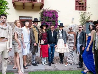 Sergio Dávila presenta su colección Alta Moda 2024 en las calles de Cusco