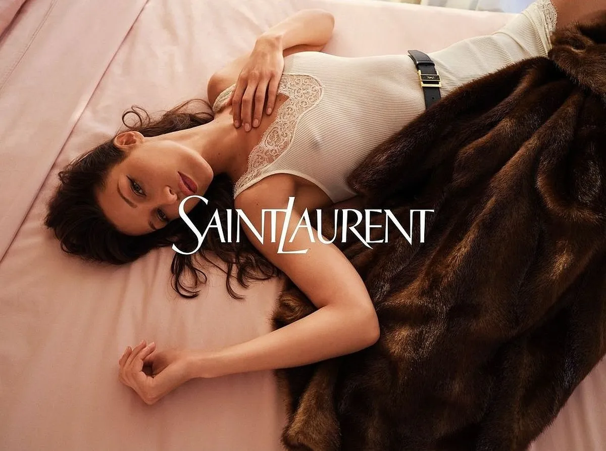 Bella Hadid es el nuevo rostro de Saint Laurent
