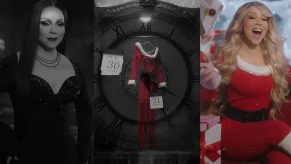 Mariah Carey inaugura la Navidad con un tributo a “Los Locos Addams”