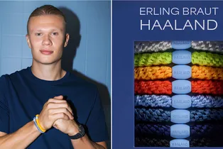 De la cancha al mundo de la moda: Erling Haaland triunfa con su marca de gomitas para el cabello